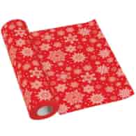 PAW Bieżnik Airlaid 40cm x 24m Snowflakes red (_/4/1)