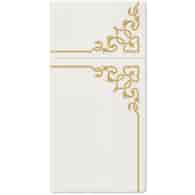 PAW Etui Serwetka Airlaid 40x40 Elegant Frame gold (60/16/25)
