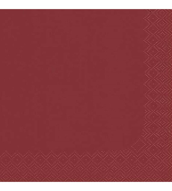AHA serwetka 2-W 33x33 BORDO (30/8/250)