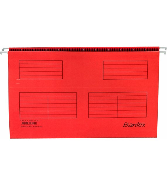 Teczka zawieszana na dokumenty A4 czerwona