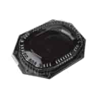 Półmisek cateringowy 335x250x38mm CZARNY rPET 1500ml (24/110/1)