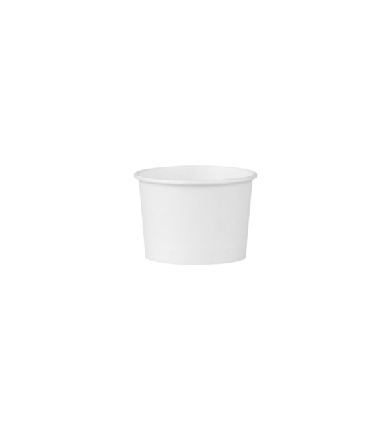 MISKA PAPIEROWA BIAŁA 130ml fi 8cm (_/40/25)