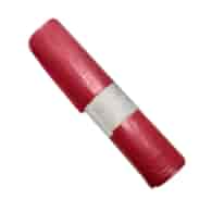 Worki na odpady 35L LDPE czerwone ETYKIETA (_/50/20)