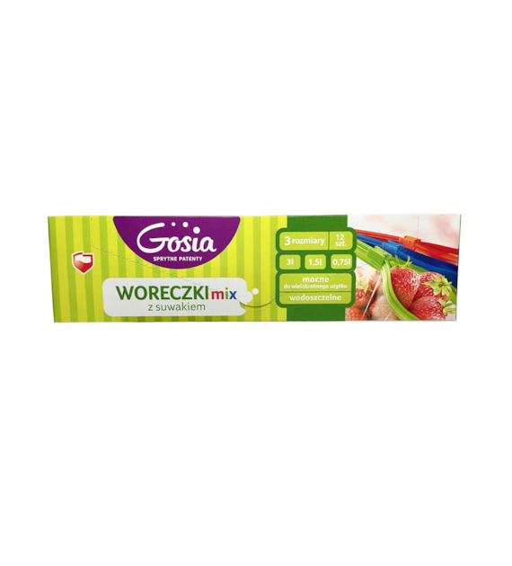 GOSIA Woreczki z suwakiem MIX (12szt)