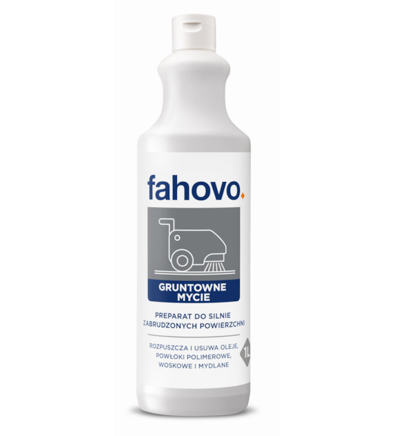 FAHOVO GRUNTOWNE MYCIE preparat do silnie zabrudzonych powierzchni 1L pH~13 (45/12/1)
