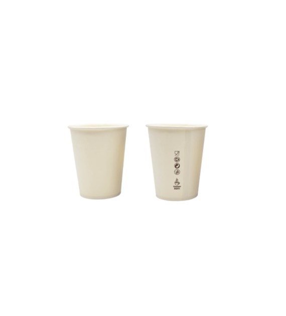 (EKO) Love Nature kubek papierowy 0% PLASTIC 150ml AUTOMAT (48/20/50)
