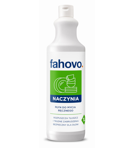 FAHOVO NACZYNIA płyn do mycia ręcznego 1L zapach: mandarynka pH~7,5 (45/12/1)