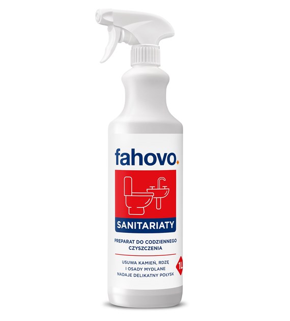 FAHOVO SANITARIATY preparat do codziennego czyszczenia 1L pH~2,5 (45/12/1)