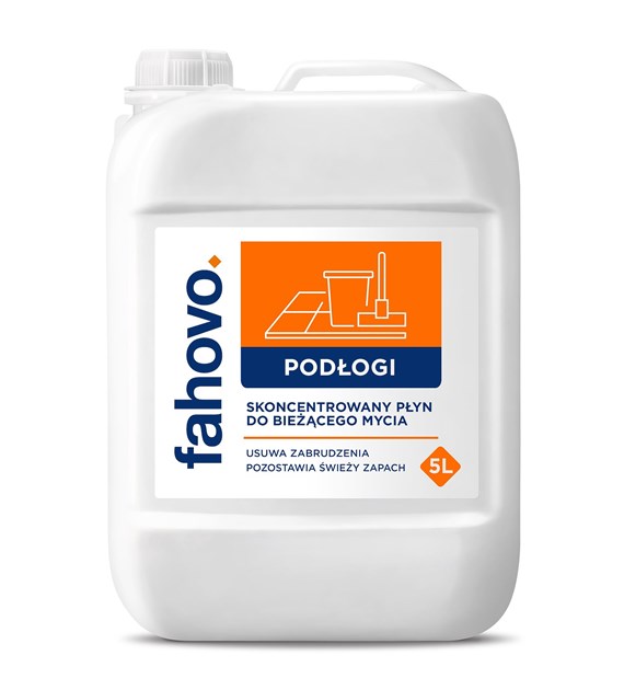 FAHOVO PODŁOGI skoncentrowany płyn do bieżącego mycia 5L pH~7 (128/1/10