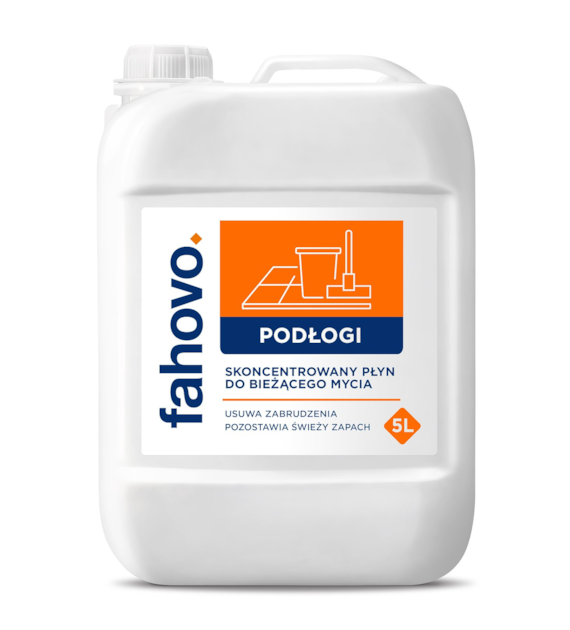 FAHOVO PODŁOGI skoncentrowany płyn do bieżącego mycia 5L pH~7 (128/4/1)