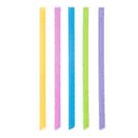 (REUSE) Słomka ścięta PP BUBBLE TEA fi12mm 20cm  PASTELOWE (36/11/200)