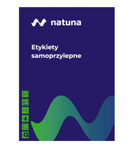 NATUNA ETYKIETA SAMOP. 21x29,7 21 100 arkuszy