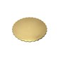 PODKŁAD OKRĄGŁY ZŁOTY KARBOWANY GRUBY 26cm 2000g (_/1/50)