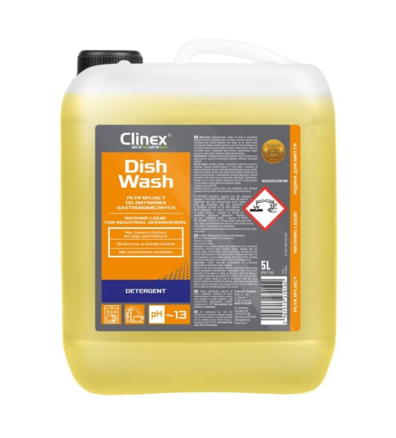 CLINEX DISHWASH Płyn myjący do zmywarek gastronomicznych 5L (96/1/1)