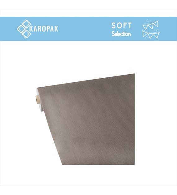 OBRUS Z WŁÓKNINY W ROLCE SOFT SELECTION PLUS 1,18x25m SZARY