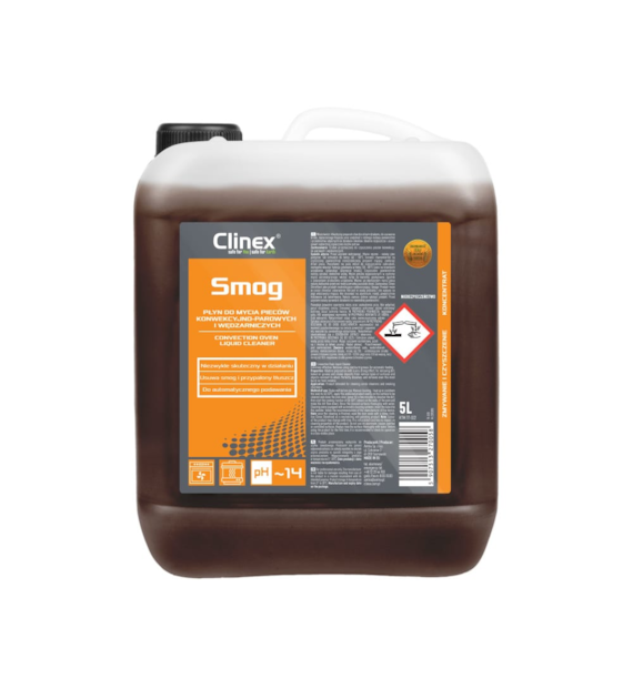 CLINEX SMOG Płyn do mycia pieców konwekcyjno-parowych i wędzarniczych 5L (96/1/1)