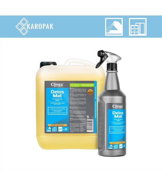 CLINEX DELOS MAT Płyn do mycia mebli 1L (76/6/1)
