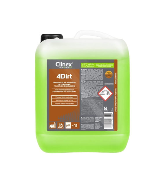CLINEX 4DIRT Uniwersalny odtłuszczający płyn czyszczący 5L (96/1/1)