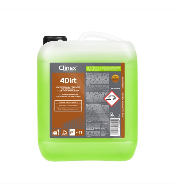 CLINEX 4DIRT Uniwersalny odtłuszczający płyn czyszczący 5L (96/1/1)