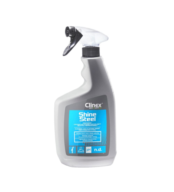 CLINEX SHINE STEEL Preparat czyszcząco-nabłyszczający do stali nierdzewnej 650ml (40/12/1)