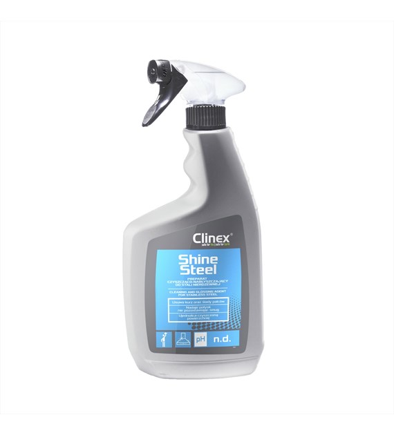 CLINEX SHINE STEEL Preparat czyszcząco-nabłyszczający do stali nierdzewnej 650ml (40/12/1)