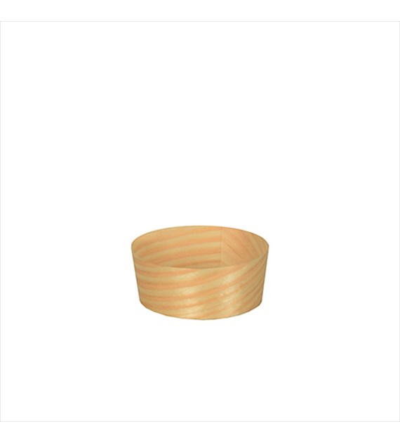 FINGERFOOD MISECZKA OKRĄGŁA DREWNIANA  5x2cm (840/10/50)