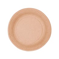 (EKO) TALERZ PAPIEROWY NATURE 18cm BRĄZOWY (72/18/50)