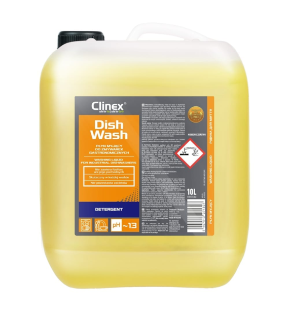 CLINEX DISHWASH Płyn myjący do zmywarek gastronomicznych 10L (40/1/1)