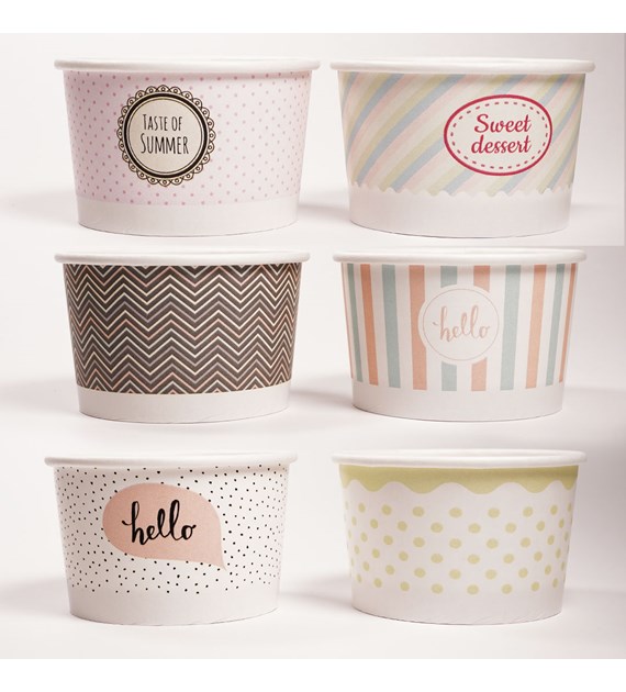 MISKA PAPIEROWA NADRUK PASTELE 245ml (_/24/25)