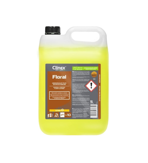CLINEX FLORAL Uniwersalny płyn do mycia podłóg CITRO 5L (114/1/1)