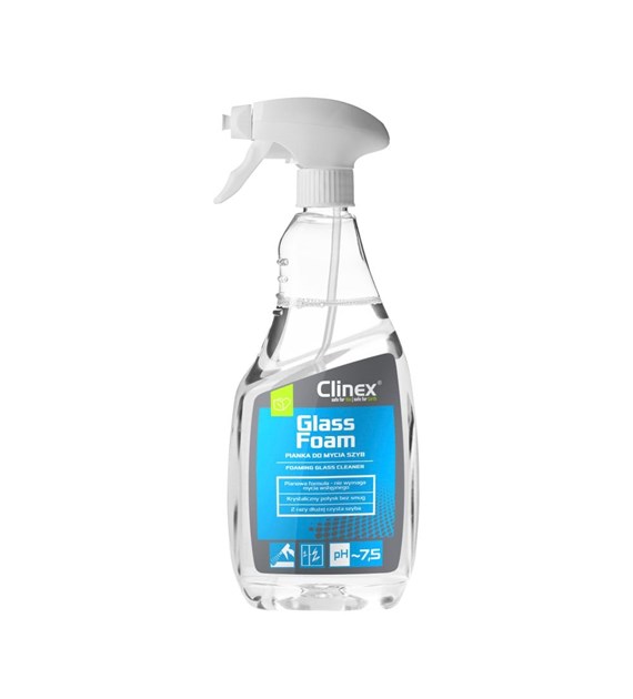 CLINEX GLASS FOAM Pianka do mycia szyb 650ml (40/12/1)
