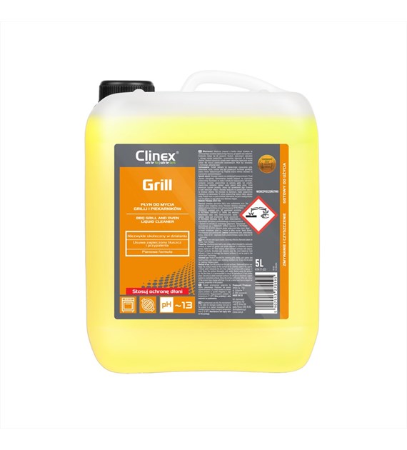 CLINEX GRILL Płyn do mycia grilli i piekarników 5L (96/1/1)