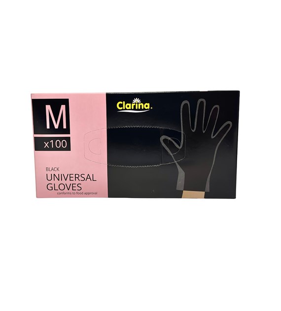 RĘKAWICZKI TPE CZARNE M (100SZT)
