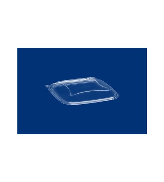 Pojemnik kwadratowy CZARNY 500ml 190x190mm + przykrywka (18/4/80)