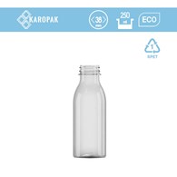 BUTELKA DO SOKU PET 250ml OKRĄGŁA (0/1/200)