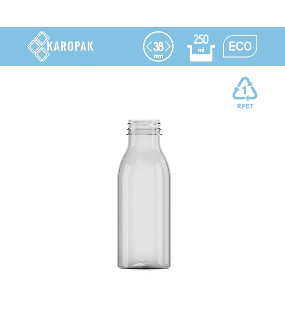 BUTELKA DO SOKU PET 250ml OKRĄGŁA (0/1/200)