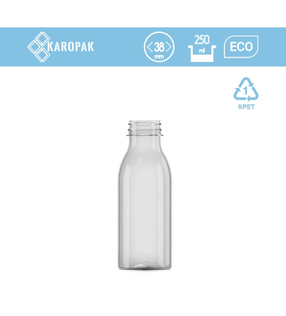 BUTELKA DO SOKU PET 250ml OKRĄGŁA (0/1/200)