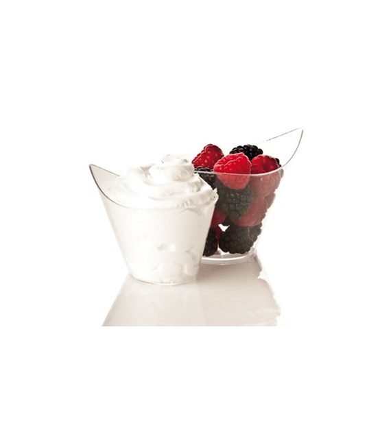 FINGERFOOD KUBEK GOCCIA  TRANSPARENTNY 120ml (50SZT)