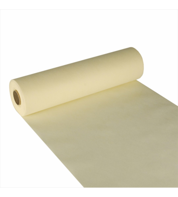 BIEŻNIK W ROLCE 24m/40cm SOFT SELECTION Z WŁÓKNINY KREMOWY (_/4/1)