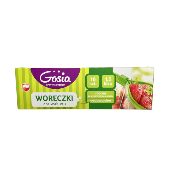 GOSIA Woreczki z suwakiem 1,5L (16szt)