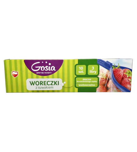 GOSIA Woreczki z suwakiem 3L (10szt)
