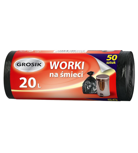 GROSIK WORKI 20L HDPE NA ODPADY (/40/50)