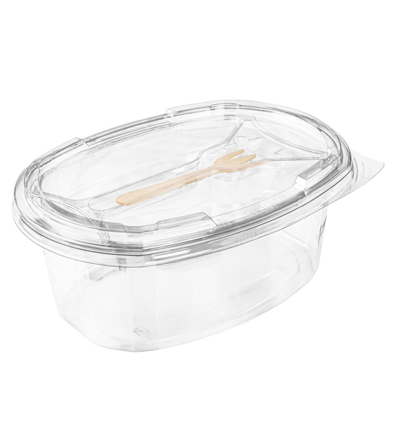 POJEMNIK OWALNY SL1750W 500ml Z WIDELCEM (0/1/300)