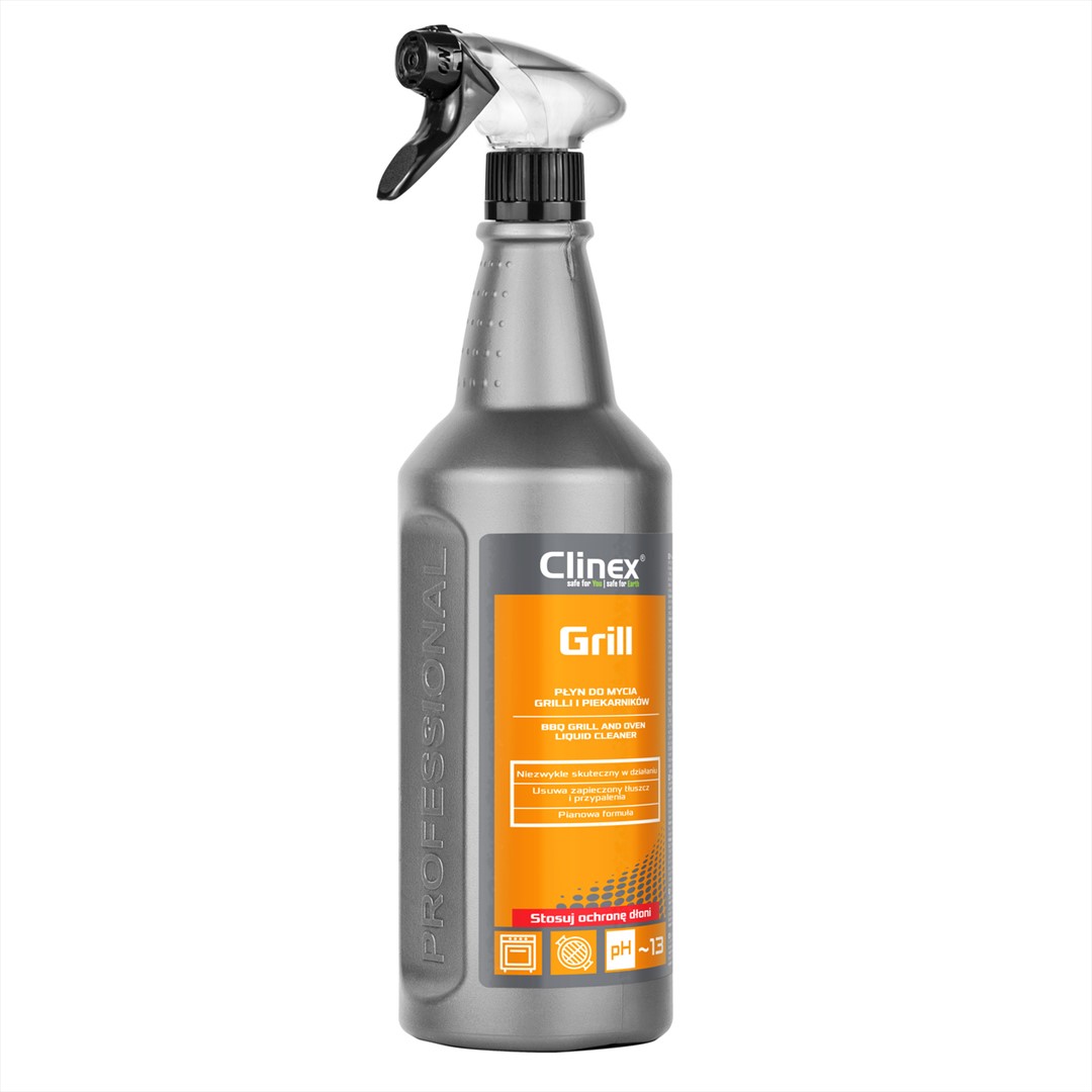 CLINEX GRILL Płyn do mycia grilli i piekarników 1L (76/6/1)