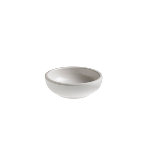 FINGERFOOD MISECZKA OKRĄGŁA BIAŁA MELAMINA 7 X 3,5  (1SZT)
