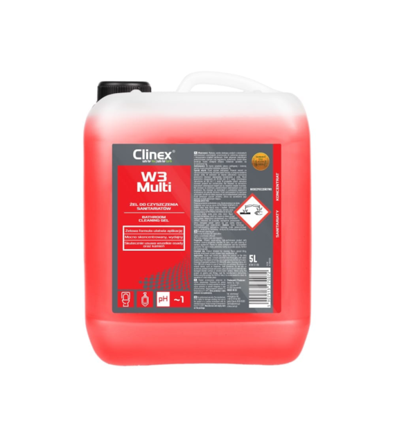 CLINEX W3 MULTI Żel do czyszczenia sanitariatów 5L (96/1/1)