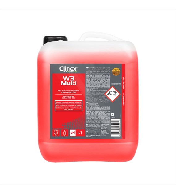 CLINEX W3 MULTI Żel do czyszczenia sanitariatów 5L (96/1/1)