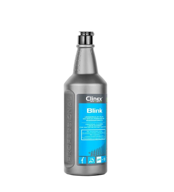 CLINEX BLINK Uniwersalny płyn do mycia powierzchni wodoodpornych 1L (76/6/1)