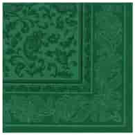 SERWETKA 40x40 RC ORNAMENT CIEMNA ZIELEŃ (250/5/50)