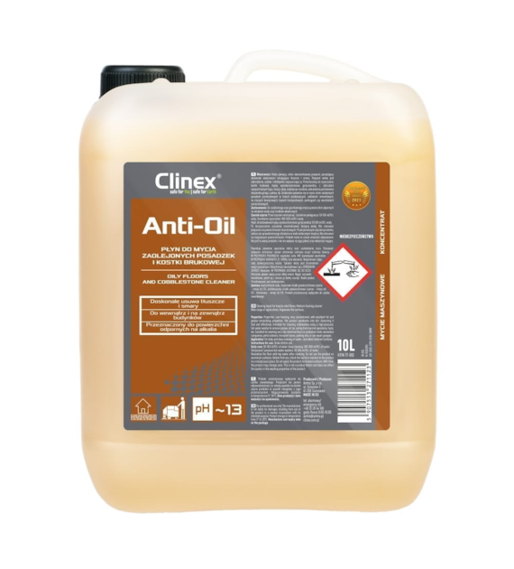 CLINEX ANTI-OIL Płyn do silnie zaolejonych posadzek 10L (40/1/1)